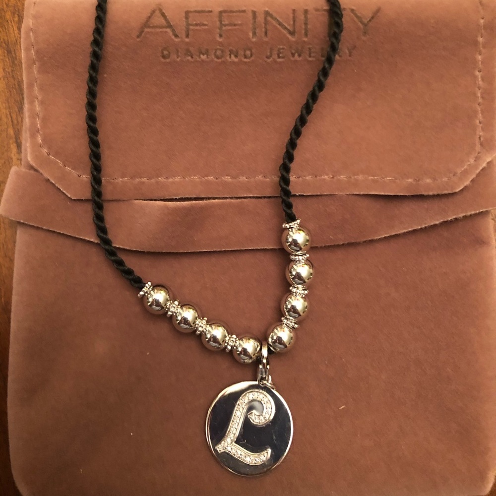Affinity Diamond Bracelet “L” initial